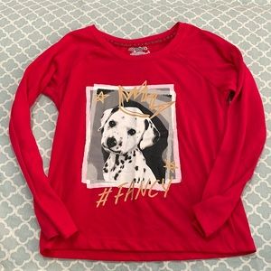 Girls long sleeve top joe boxer medium (340)